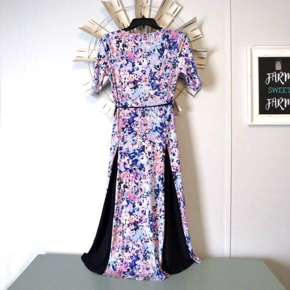 NWT Nina Leonard Miracle Matte Jersey Midi Dress Size XS Wrinkle Resistant - Picture 6 of 13